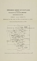 MapParish of Culsamond, Aberdeenshire