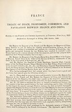 [Page 72]France: Treaty between France and China