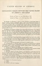 [Page 250]United States of America: Extradition treaty between the United States of America and Japan