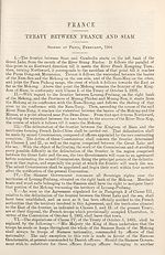 [Page 277]France: Treaty between France and Siam