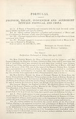 [Page 124]Portugal: Treaty between Portugal and China