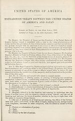 [Page 229]United States of America: Extradition treaty between the United States of America and Japan