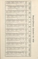 [Page vi]Anglo-Chinese calendar for 1926