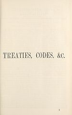 Page 1Treaties, codes, &c.