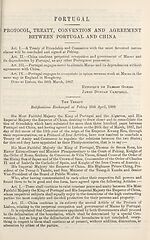 [Page 109]Portugal: Treaty between Portugal and China