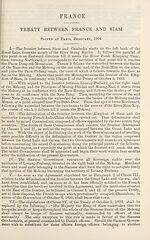 [Page 281]France: Treaty between France and Siam