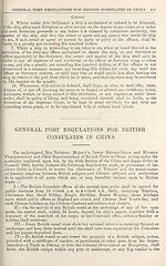 Page 415General port regulations for British Consulates in China