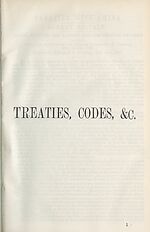 Page 1Treaties, codes, &c.