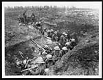 C.1507British working party in German trench, recently captured