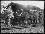 C.1108Outside a free soup stall on the Somme