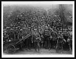 C.1120Men of a famous London battalion on the roadside