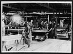 C.1968Work in full swing in the lady carpenters workshop in France