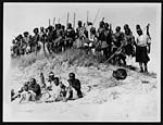 C.1902Some of the Zulus waiting to enter the ring for the dance