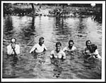 D.1553Tommies bathing in the pond of a captured farm