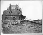 D.1029Flamicourt Station, showing blown up bridge