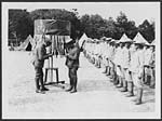 L.579Calling the roll in a Chinese Labour Camp in France