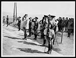 L.960Troops who had been in the fighting marched past General Borthelo who was with General Sir A. Godley and the G.O.C. the Italians [sic]