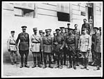 L.1067King George V and Allied commanders, France, during World War I