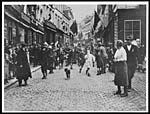 X.25007Canadians marching through the streets of Mons, on the morning of November 11th 1918