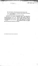 No. 1111 SanitaryLetter to accompany report of Sanitary Commissioner, Madras, 1875