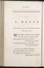 Page 138To a mouse, on turning up her nest, with the plough, November, 1785