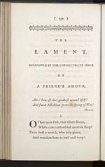 Page 150Lament, occasioned by the unfortunate issue of a friend's amour
