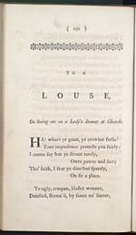 Page 192To a louse, on seeing one on a lady's bonnet at church