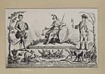 Blaikie.SNPG.1.16Britannia sitting between Prince Charles and Cumberland weighing Mercy and Butchery

Prince Charlie, Britania, and Duke Cumberland surrounded by Scottish thistles, lambs and dogs. In front of Prince Charlie, lamb standing on dog; behind Prince a tent wi