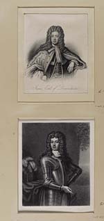 Blaikie.SNPG.3.13James Radcliff, 3rd Earl of Derwentwater (1689- 1716) with William Maxwell, Earl of Nithsdale

Two separate portraits, one of James Earl of Derwentwater, dressed in fine robes and the other Earl of Withsdale (1676-1744) in full armour ourtside