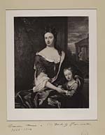 Blaikie.SNPG.23.15Portrait of Queen Anne (1665- 1714) Reigned 1702-1714 with Duke of Gloucester?