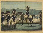 No. 77Prospective view of the First Regiment of Royal Edinburgh Volunteers, (Blues)