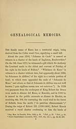[Page 5]Genealogical memoirs
