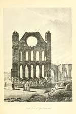 Illustrated plateEast view of Elgin Cathedral
