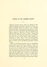 [Page i]Notice of Dr. Gilbert Skene