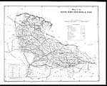 Foldout openMap of the North-West Provinces & Oudh [1899]