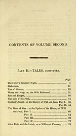 [Page iii]Contents of Volume Second