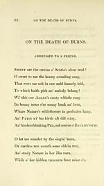 Page 82On the death of Burns
