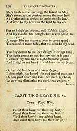 Page 106Canst thou leave me, &c
