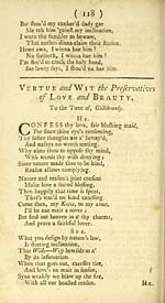 Page 118Vertue and wit the preservatives of love and beauty