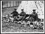 C.1789Sorting out helmets and gas masks taken from German prisoners