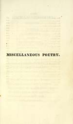 Half-title pageMiscellaneous poetry