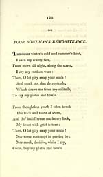 Page 123Poor bowlman's remonstrance