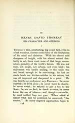 Page 128IV. Henry David Thoreau: his character and opinions