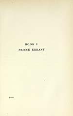 [Page 1]Book I: Prince Errant