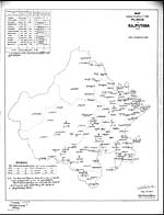 Foldout openMap showing the mortality from plague in Rajputana 1911