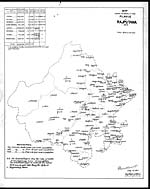 Foldout openMap showing the mortality from plague in Rajputana 1912