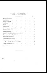 Table of contents