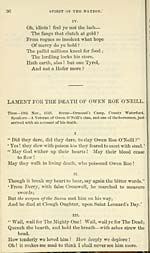 Page 36Lament for the death of Owen Roe O'Neill