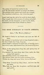 Page 73Irish emigrant in North America