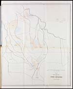 Foldout openSketch map of Darjeeling circle of vaccination1874